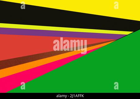 geometric background with multicolored diagonal stripes Stock Photo