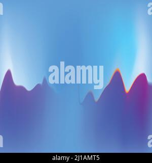 Trendy abstract rainbow blurred background. Smooth watercolor vector illustration for web, template, posters, card, banner. Pastel colors gradient Stock Vector