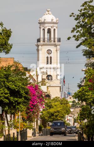 PALACIO CONSISTORIAL, CITY HALL, COLONIAL QUARTER LISTED AS A WORLD HERITAGE SITE BY UNESCO, SANTO DOMINGO, DOMINICAN REPUBLIC Stock Photo