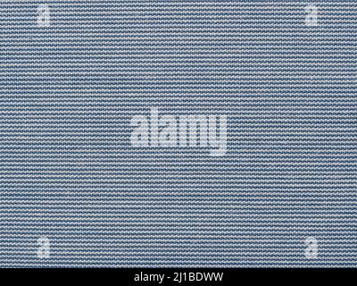 striped blue and white fabric texture useful as a background Stock Photo