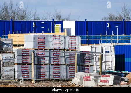 houses being built in quorn leicestershire Stock Photo