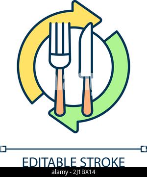 Healthy breakfast RGB color icon Stock Vector Image & Art - Alamy