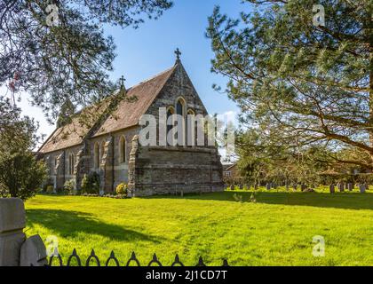 St. Pauls Church in Cookhill village, Worcestershire, England Stock