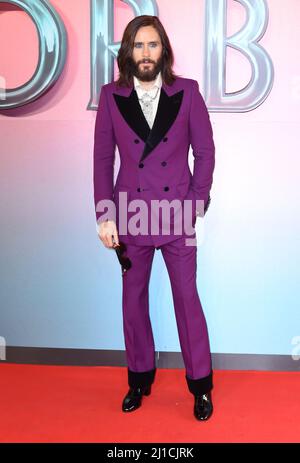 London, UK. 24th Mar, 2022. March 24th, 2022, London, UK. Jared Leto attending the UK Fan Screening of Morbius, Odeon Luxe, Leicester Square, London. Credit: Doug Peters/Alamy Live News Stock Photo