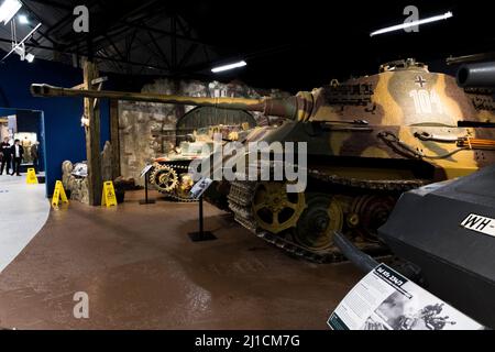 German King Tiger at Bovington Tank Museum, Dorset Stock Photo