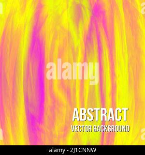 Hot pink and yellow marble texture glitch vector background. Smooth silky effect. Data distortion, digital decay. Easy to edit design template for you Stock Vector