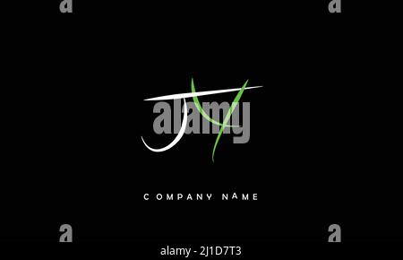 YJ or jy alphabets Letters Logo Monogram Stock Vector