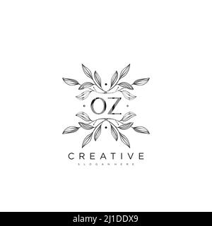 OY Initial Letter Flower Logo Template Vector premium vector Stock Vector