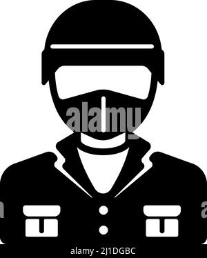 Soldier ,army  vector icon illustration Stock Vector