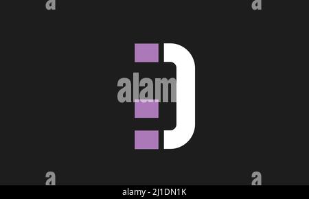 Alphabet letters Initials Monogram logo ED, DE, E and D Stock Vector