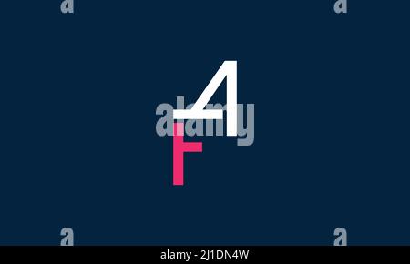 Alphabet letters Initials Monogram logo FA, AF, F and A Stock Vector