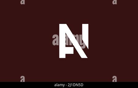 Alphabet letters Initials Monogram logo AN, NA, A and N Stock Vector