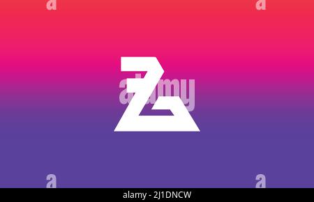 Alphabet letters Initials Monogram logo ZG, GZ, G and Z Stock Vector