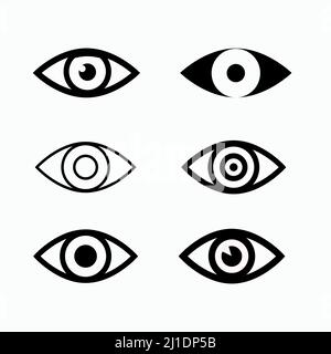 Abstract vector icon on the white, Illustration isolated for graphic and web design. Simple flat symbol. Stock Vector