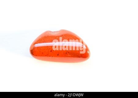 Polished gemstones photographed in the studio with lighting Stock Photo