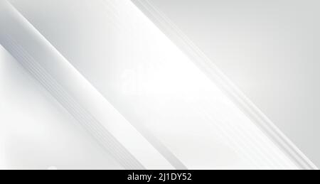 Grey modern background design. Abstract geometric background with lined shapes. Stock Vector