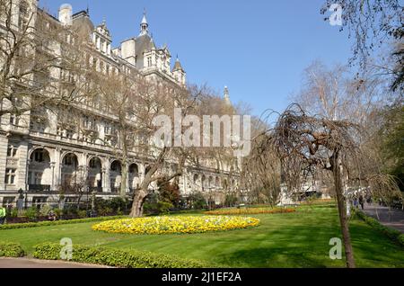 Whitehall Gardens in Westminster, London Stock Photo