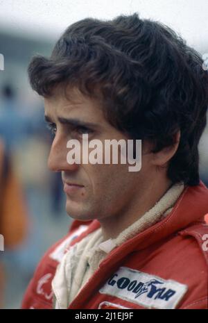 Alain Prost (FRA) McLaren M30 Ford Cosworth Team McLaren Stock Photo