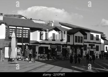 Old town of Ankara  (Ulus) Stock Photo