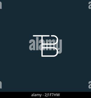 TB or BT letters Initial icons monogram vector inspiration logo design Stock Vector