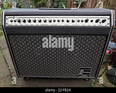 Carlsbro vintage combo guitar amplifier (front view) Stock Photo