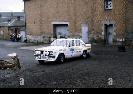 Timo Salonen (FIN) Seppo Harjanne (FIN) Datsun Violet GT Gr4 Stock Photo