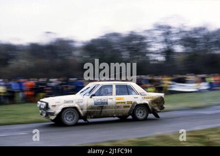 Timo Salonen (FIN) Seppo Harjanne (FIN) Datsun Violet GT Gr4 Stock Photo