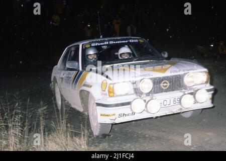 Jimmy McRae (GBR) Ian Grindrod (GBR) Opel Ascona 400 Gr4 Dealer Opel Team Stock Photo