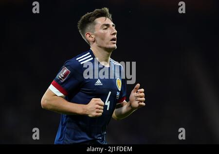 File photo dated 04-09-2021 of Scotland's Billy Gilmour, who is determined to continue Scotland's momentum into a crucial June period after the blip of Poland’s late equaliser. Picture date: Saturday September 4, 2021. Issue date: Friday March 25, 2022.