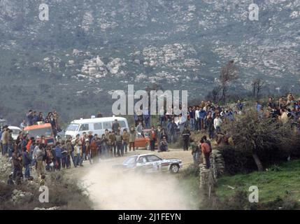 Jimmy McRae (GBR) Ian Grindrod (GBR) Opel Ascona 400 Gr4 Rothmans Opel Team Stock Photo