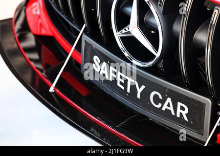 Jeddah, Saudi Arabia. 25th Mar, 2022. Mercedes FIA Safety Car. 25.03.2022 Formula 1 World Championship, Rd 2, Saudi Arabian Grand Prix, Jeddah, Saudi Arabia, Practice Day. Photo credit should read: XPB/Press Association Images. Credit: XPB Images Ltd/Alamy Live News Stock Photo