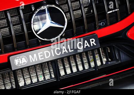 Jeddah, Saudi Arabia. 25th Mar, 2022. Mercedes FIA Medical Car. 25.03.2022 Formula 1 World Championship, Rd 2, Saudi Arabian Grand Prix, Jeddah, Saudi Arabia, Practice Day. Photo credit should read: XPB/Press Association Images. Credit: XPB Images Ltd/Alamy Live News Stock Photo