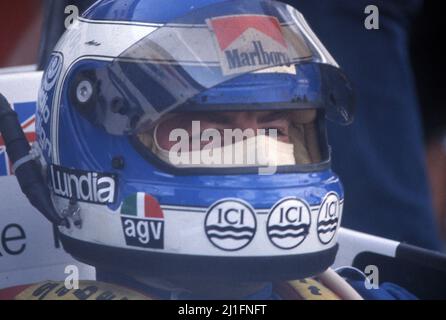 Keijo Erik Keke Rosberg (FIN) Williams FW08 Ford Cosworth Stock Photo