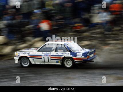 Jimmy McRae (GBR) Ian Grindrod (GBR) Opel Ascona 400 Gr4 Rothmans Opel Team Stock Photo