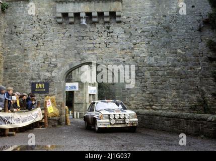 Jimmy McRae (GBR) Ian Grindrod (GBR) Opel Ascona 400 Gr4 Rothmans Opel Team Stock Photo