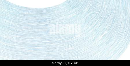 Rounded hatching in light blue over a white background. Vector graphic pattern Stock Vector