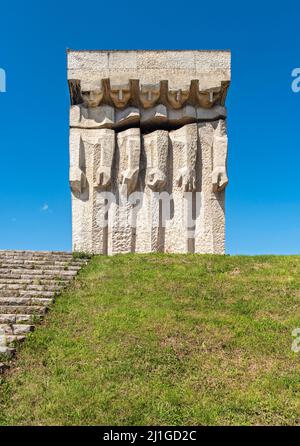 Plaszow labor and concentration camp memorial, Krakow, Poland Stock Photo