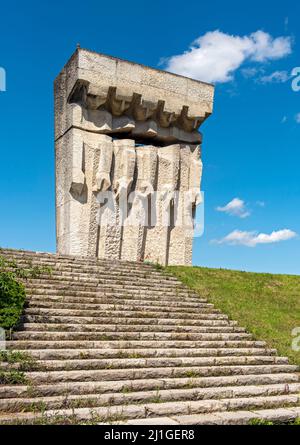 Plaszow labor and concentration camp memorial, Krakow, Poland Stock Photo