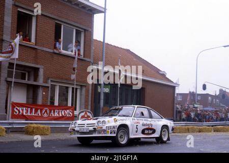 Jimmy McRae (GBR) Ian Grindrod (GBR) Opel Manta 400 GrB Stock Photo