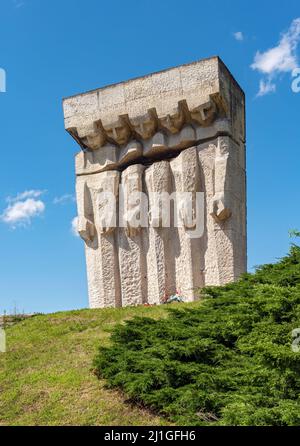 Plaszow labor and concentration camp memorial, Krakow, Poland Stock Photo