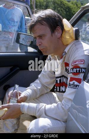 Markku Alen (FIN)  Lancia Rally  Martini Racing Stock Photo
