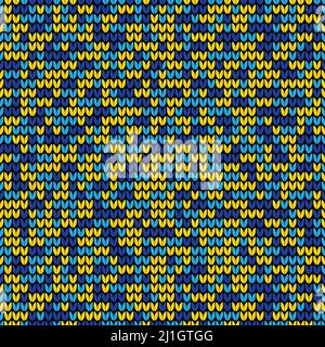 Ukrainian colour knitting pattern Stock Vector