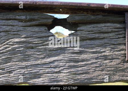 Original Stocks, Aldbury Village in Spring, Hertfordshire, England, UK Stock Photo