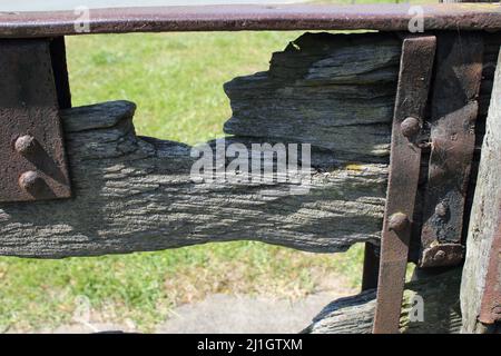 Original Stocks, Aldbury Village in Spring, Hertfordshire, England, UK Stock Photo