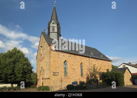 Center Old Church ZAK in Niedernhausen im Taunus, Hesse, Germany Stock Photo