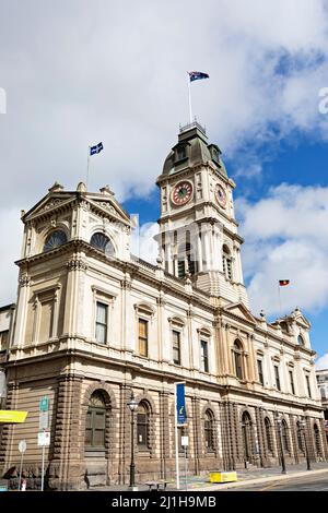 Ballarat Australia / Ballarat's grand Victorian Town Hall. Stock Photo