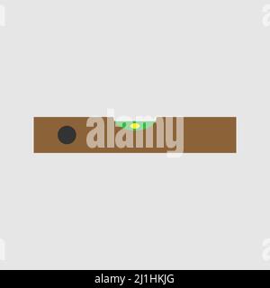 Spirit Level icon. vector symbol for web isolated Stock Vector