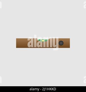 Spirit Level icon. vector symbol for web isolated Stock Vector