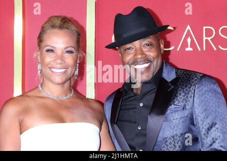 Los Angeles, USA. 25th Mar, 2022. Heather Packer, William Packer at arrivals for Academy of Motion Picture Arts and Sciences (AMPAS) 12th Governors Awards, The Ray Dolby Ballroom, Los Angeles, CA March 25, 2022. Credit: Priscilla Grant/Everett Collection/Alamy Live News Stock Photo