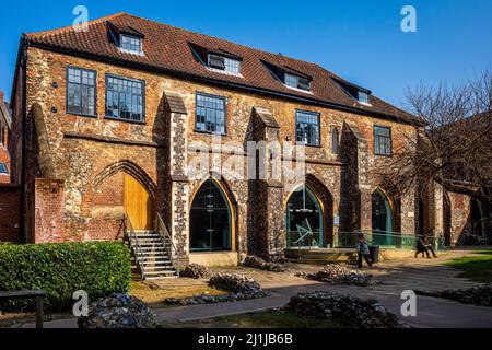 Norwich University of the Arts NUA buildings in central Norwich - East Garth Photography building, a former medieval Friary Stock Photo